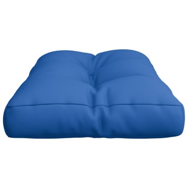 vidaXL Μαξιλάρι Παλέτας Μπλε Ρουά 80x40x12cm Υφασμάτινο