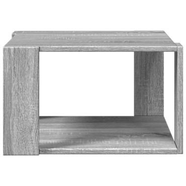 vidaXL Τραπεζάκι Σαλονιού Γκρι Sonoma 51,5x51,5x30cm Επεξ. Ξύλο 1 τεμ.