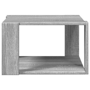 vidaXL Τραπεζάκι Σαλονιού Γκρι Sonoma 51,5x51,5x30cm Επεξ. Ξύλο 1 τεμ.