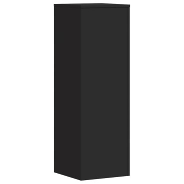 vidaXL Βάσεις Φυτών 2 τεμ. Μαύρες 33x33x100 εκ. από Επεξεργασμένο Ξύλο
