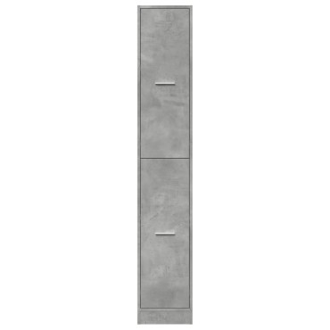 vidaXL Συρταριέρα Γενικής Χρήσης Γκρι Σκυρ.30x41x174,5cm Επεξ. Ξύλο 1 τεμ.
