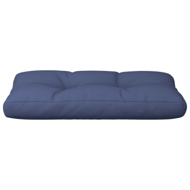 vidaXL Μαξιλάρι Παλέτας Ναυτικό Μπλε 80x40x12cm Υφασμάτινο