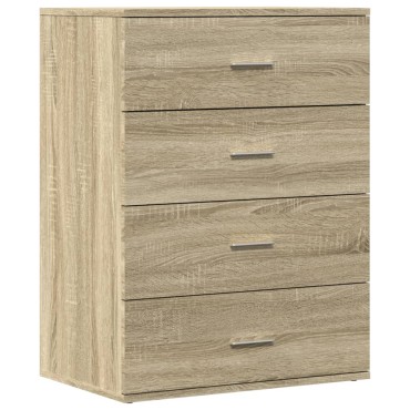 vidaXL Συρταριέρα Sonoma Δρυς 60x39x80cm Επεξεργασμένο Ξύλο 1 τεμ.