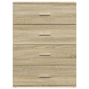 vidaXL Συρταριέρα Sonoma Δρυς 60x39x80cm Επεξεργασμένο Ξύλο 1 τεμ.