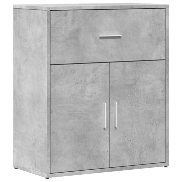 vidaXL Βοηθητικό Ντουλάπι Γκρι Σκυρ. 60x31x70cm από Επεξεργασμένο Ξύλο 1 τεμ.