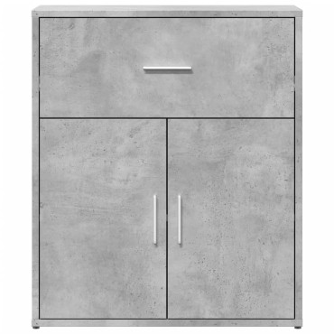 vidaXL Βοηθητικό Ντουλάπι Γκρι Σκυρ. 60x31x70cm από Επεξεργασμένο Ξύλο 1 τεμ.