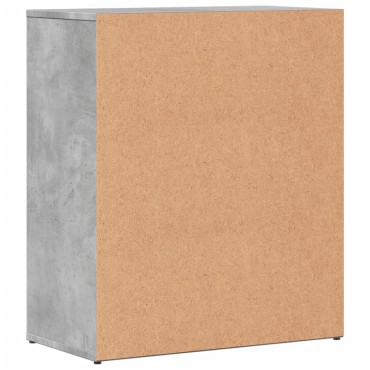 vidaXL Βοηθητικό Ντουλάπι Γκρι Σκυρ. 60x31x70cm από Επεξεργασμένο Ξύλο 1 τεμ.