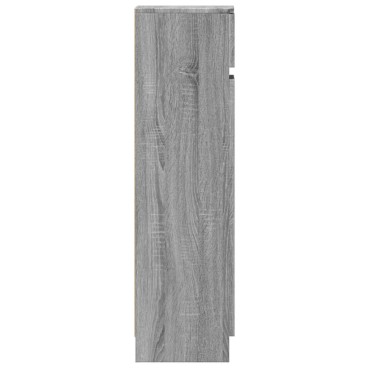 vidaXL Παπουτσοθήκη Γκρι Sonoma 100,5x28x100cm από Επεξεργασμένο Ξύλο