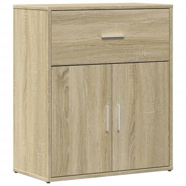 vidaXL Βοηθητικά Ντουλάπια 2 τεμ. Sonoma Δρυς 60x31x70cm Επεξ. Ξύλο