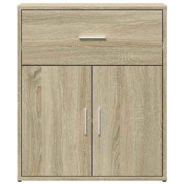 vidaXL Βοηθητικά Ντουλάπια 2 τεμ. Sonoma Δρυς 60x31x70cm Επεξ. Ξύλο