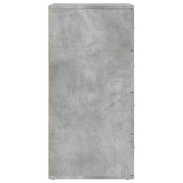 vidaXL Βοηθητικά Ντουλάπια 2 τεμ. Γκρι Σκυρ. 60x39x80cm Επεξεργ. Ξύλο