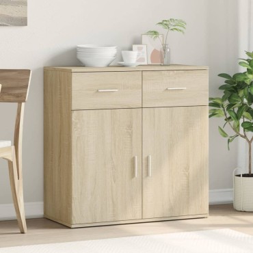 vidaXL Ντουλάπι Sonoma Δρυς 79x38x80cm Επεξεργασμένο Ξύλο 1 τεμ.