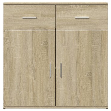 vidaXL Ντουλάπι Sonoma Δρυς 79x38x80cm Επεξεργασμένο Ξύλο 1 τεμ.