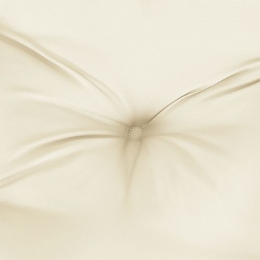 vidaXL Μαξιλάρι Πάγκου Κήπου Κρεμ 150x50x7cm Ύφασμα Oxford
