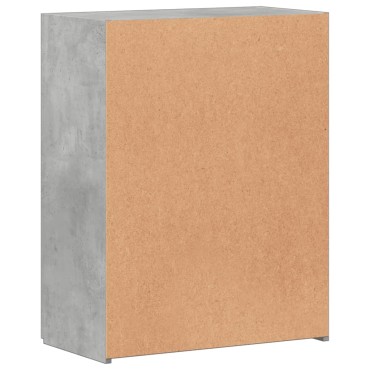 vidaXL Αρχειοθήκη Γκρι Σκυρ. 60x32x77,5cm Επεξεργασμένο Ξύλο 1 τεμ.