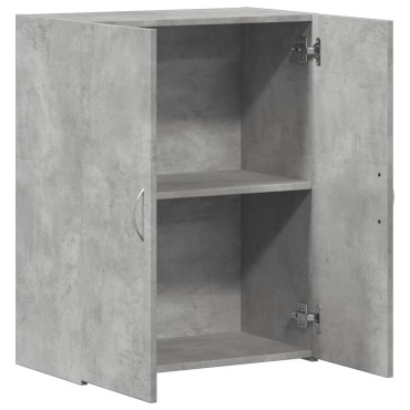 vidaXL Αρχειοθήκη Γκρι Σκυρ. 60x32x77,5cm Επεξεργασμένο Ξύλο 1 τεμ.