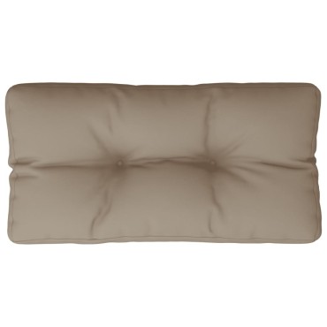 vidaXL Μαξιλάρι Παλέτας Taupe 80x40x12cm Υφασμάτινο