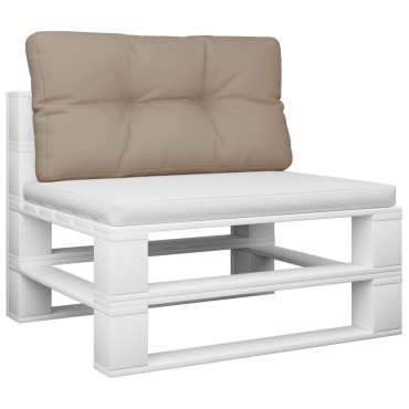vidaXL Μαξιλάρι Παλέτας Taupe 80x40x12cm Υφασμάτινο