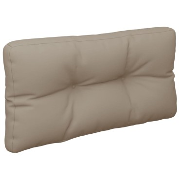 vidaXL Μαξιλάρι Παλέτας Taupe 80x40x12cm Υφασμάτινο