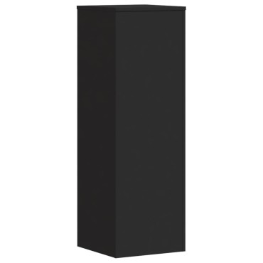 vidaXL Βάση Γλάστρας Μαύρο 33 x 33 x 100 εκ. από Επεξεργασμένο Ξύλο