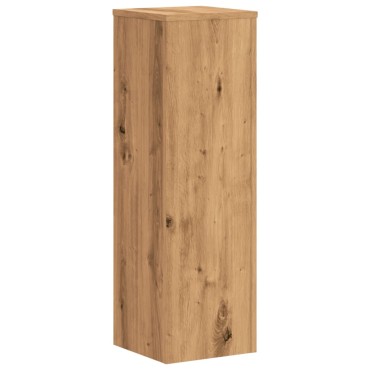 vidaXL Βάσεις Φυτών 2 τεμ. Αρτισιανή Δρυς 25x25x80 εκ. Επεξ. Ξύλο