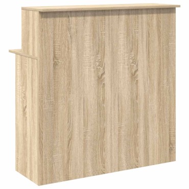 vidaXL Γραφείο υποδοχής Sonoma Δρυς 100x50x103,5cm Επεξεργασμένο Ξύλο 1 τεμ.