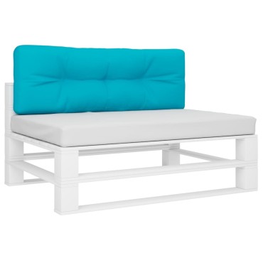 vidaXL Μαξιλάρι Παλέτας Τιρκουάζ 120x40x12cm Υφασμάτινο