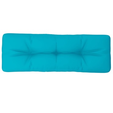 vidaXL Μαξιλάρι Παλέτας Τιρκουάζ 120x40x12cm Υφασμάτινο