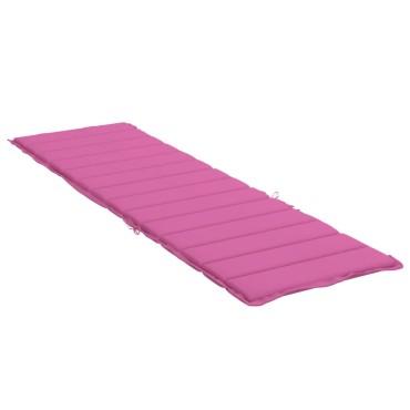 vidaXL Μαξιλάρι Ξαπλώστρας Ροζ από Ύφασμα Oxford 200x70x4cm