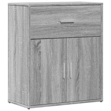 vidaXL Βοηθητικά Ντουλάπια 2 τεμ. Γκρι Sonoma 60x31x70cm Επεξ. Ξύλο