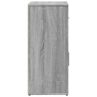 vidaXL Βοηθητικά Ντουλάπια 2 τεμ. Γκρι Sonoma 60x31x70cm Επεξ. Ξύλο