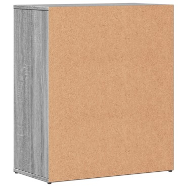 vidaXL Βοηθητικά Ντουλάπια 2 τεμ. Γκρι Sonoma 60x31x70cm Επεξ. Ξύλο