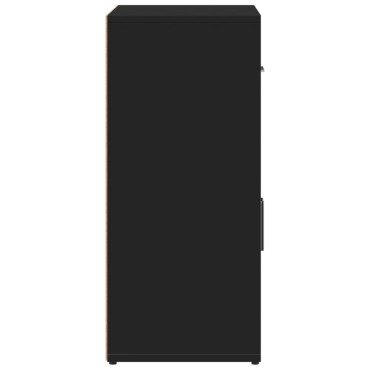 vidaXL Βοηθητικά Ντουλάπια 2 τεμ. Μαύρο 60x31x70cm Επεξεργ. Ξύλο