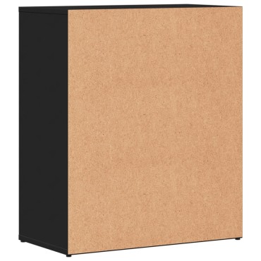 vidaXL Βοηθητικά Ντουλάπια 2 τεμ. Μαύρο 60x31x70cm Επεξεργ. Ξύλο
