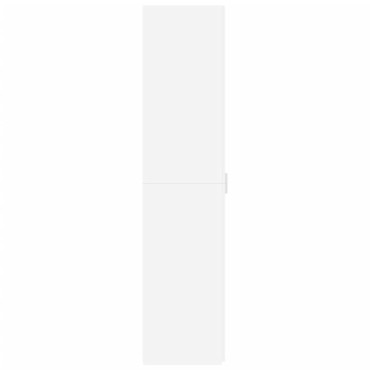 vidaXL Ντουλάπι Λευκό 40x42,5x185cm από Επεξεργασμένο Ξύλο 1 τεμ.
