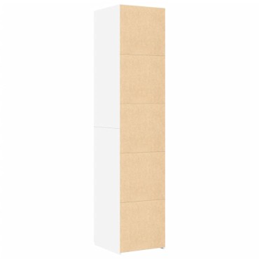vidaXL Ντουλάπι Λευκό 40x42,5x185cm από Επεξεργασμένο Ξύλο 1 τεμ.