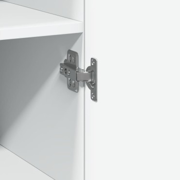 vidaXL Ντουλάπι Λευκό 40x42,5x185cm από Επεξεργασμένο Ξύλο 1 τεμ.