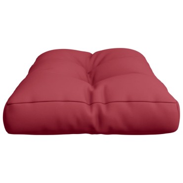 vidaXL Μαξιλάρι Παλέτας Μπορντό 80x40x12cm Υφασμάτινο
