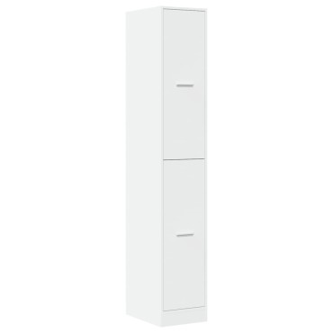 vidaXL Συρταριέρα Γενικής Χρήσης Λευκή 30x41x174,5cm Επεξ. Ξύλο 1 τεμ.
