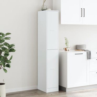 vidaXL Συρταριέρα Γενικής Χρήσης Λευκή 30x41x174,5cm Επεξ. Ξύλο 1 τεμ.