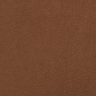 vidaXL Στρογγυλό Σκαμπό Hocker Καφέ Βελούδινο 30x38cm