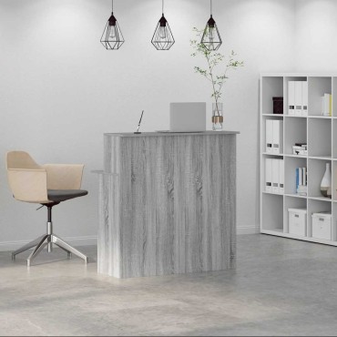vidaXL Γραφείο υποδοχής 100x50x103,5cm Επεξεργασμένο Ξύλο 1 τεμ.