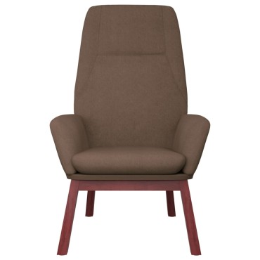 vidaXL Πολυθρόνα Relax Taupe Υφασμάτινη με Υποπόδιο 70x77x94cm 1 τεμ.