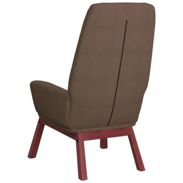 vidaXL Πολυθρόνα Relax Taupe Υφασμάτινη με Υποπόδιο 70x77x94cm 1 τεμ.
