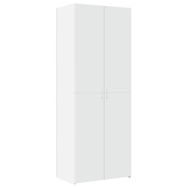 vidaXL Ντουλάπι Λευκό 70x42,5x185cm Επεξεργασμένο Ξύλο 1 τεμ.