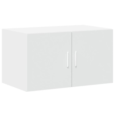 vidaXL Ραφιέρα με Ντουλάπια Λευκή 70x42,5x225cm Επεξεργασμένο Ξύλο 1 τεμ.