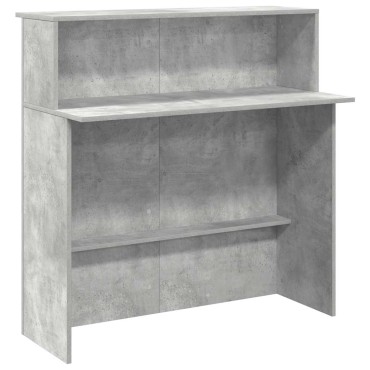 vidaXL Γραφείο υποδοχής 100x50x103,5cm Επεξεργασμένο Ξύλο 1 τεμ.