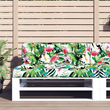 vidaXL Μαξιλάρι Παλέτας Πολύχρωμο 120x40x12cm Υφασμάτινο