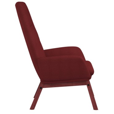 vidaXL Πολυθρόνα Relax Μπορντό Υφασμάτινη 70x77x94cm 1 τεμ.