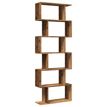 vidaXL Βιβλιοθήκη/Διαχωριστικό Χώρου 6 Επ. 70x24x193cm Επ. Ξύλο 1 τεμ.
